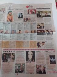 Milliyet Cafe Gazetesi - 4 Ocak 2008 - Deniz Akkaya Özel Hayatıma Tecavüz Beş Yaşında Başladı - Hülya Avşar Bir Yıl TMSF'ye Çalışacak - Tolga Karel'den Çılgın Toplantı - Kadın Seks Yapmayı Nasıl Sevecek -  Barış Manço'nun Pastasını Ailesi Kesti - Azra Akın - Kıvanç Tatlıtuğ