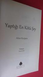 YAPTIĞIM EN KÖTÜ ŞEY // İLK BASIM //