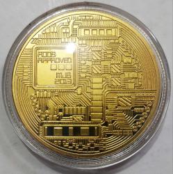 Bitcoin ((Kripto Para)) Hatıra Madalyon..