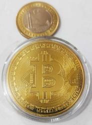 Bitcoin ((Kripto Para)) Hatıra Madalyon..