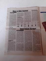 Cumhuriyet Kitap Gazetesi - 20 Eylül 2001 - Sayı 605 - Doğumunun 100. Yılında Hilmi Ziya Ülken Fotoğrafı - Kanıksadığım Biri Orhan Veli Adlı Kitabı S. Akın Tanıtıyor - Osmanlı İktisat Tarihi - Şiir Atlası'nda Bu Hafta Ivan Bunin Var
