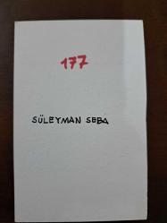 Gazete kupürü sporcu kartı - 1948 - Türk Milli  futbolcu - BJK JK başkanı - MİT mensubu tarihi - Beşiktaş'lı Süleyman Seba fotoğrafı