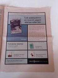 Cumhuriyet Kitap Gazetesi - 8 Şubat 2001 - Sayı 573 - Şiirin Fotoğrafını Çeken Adam Lütfi Özkök Fotoğrafı - Fethi Naci Eleştiri Günlüğünde Bu Hafta Katherine Mansfield'in Öykülerini Değerlendiriyor - Deniz Durukan Hatice Meryem'le Siftah Üzerine Konuştu - Cem Akaş Olgunluk Çağı Üçlemesi - Melih Cevdet Anday - Oktay Rıfat - Baudelaire
