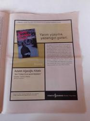 Cumhuriyet Kitap Gazetesi - 8 Şubat 2001 - Sayı 573 - Şiirin Fotoğrafını Çeken Adam Lütfi Özkök Fotoğrafı - Fethi Naci Eleştiri Günlüğünde Bu Hafta Katherine Mansfield'in Öykülerini Değerlendiriyor - Deniz Durukan Hatice Meryem'le Siftah Üzerine Konuştu - Cem Akaş Olgunluk Çağı Üçlemesi - Melih Cevdet Anday - Oktay Rıfat - Baudelaire