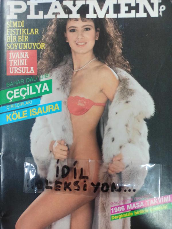 Playmen Yetişkin Erkek Dergisi Eki Ocak 1986 Şimdi fıstıklar  