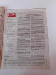 Cumhuriyet Bilim Teknoloji Gazetesi - 11 Haziran 2010 - Sayı 1212 - Çağdaş Dünyayı Yorumlamak Temel Sorundur - Tiroid Nodülleri Nasıl Değerlendirilmeli-Kanserin Teşhis Ve Tedavisinde İki Önemli Gelişme -  Omega 3 Haplarını Boşuna Mı Alıyoruz - Paris Pişmiş O Bize Doğudan Gelen Bir Yıldızdır - Bilim Adamı Gözüyle Partilere Bakmak