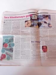 Cumhuriyet Bilim Teknik Gazetesi - 29 Eylül 2001 - Sayı 758 - Kopya İnsan Sırada - Tamamlayıcı Ve Alternatif Tıp Üzerine - Türk Lirasına Saygı - Süper Kahramanlar Niçin Çift Kişilikli - Anadolu Gerçeği - Turkey Logoda Yabancı Dil - Van Gogh'un Çılgınlığı Astronomların Gözlemi Altında