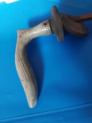 OSMANLI DÖNEM AHŞAP KAPI KOLLARI VE SÜRGÜ KİLİDİ..