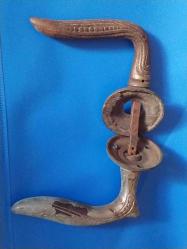 OSMANLI DÖNEM AHŞAP KAPI KOLLARI VE SÜRGÜ KİLİDİ..