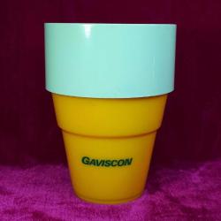 VINTAGE GAVISCON İÇİÇE GEÇMELİ 5 ADET PROMOSYON PLASTİK SEYAHAT BARDAKLARI