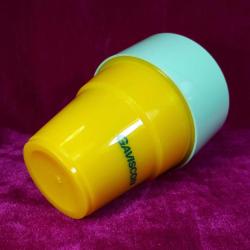 VINTAGE GAVISCON İÇİÇE GEÇMELİ 5 ADET PROMOSYON PLASTİK SEYAHAT BARDAKLARI