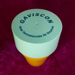 VINTAGE GAVISCON İÇİÇE GEÇMELİ 5 ADET PROMOSYON PLASTİK SEYAHAT BARDAKLARI