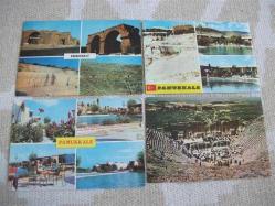 1 - ESKİ KARTPOSTALLARDA  MAZİDEKİ  -  PAMUKKALE - 4 ADET