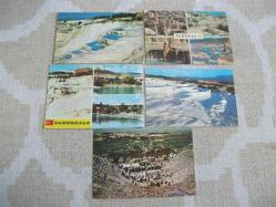 1 - ESKİ KARTPOSTALLARDA  MAZİDEKİ  -  PAMUKKALE - 5 ADET