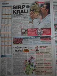 Milliyet Gazetesi,4 Temmuz 2011,Futbolda Şike Depremi,Tükürdüklerini Yalayacaklar,Kriz Gölgesinde Başkan Seçimi,Muslera'da İşlem Tamam,Trabzonspor'a Alman Pastası