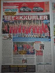 Milliyet Gazetesi,4 Temmuz 2011,Futbolda Şike Depremi,Tükürdüklerini Yalayacaklar,Kriz Gölgesinde Başkan Seçimi,Muslera'da İşlem Tamam,Trabzonspor'a Alman Pastası