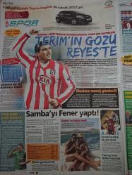 Milliyet Gazetesi,13 Haziran 2011,Kemal Bey'in Kapısını Çalacağım,Menderes'in Rekorunu Kırdı,Umutsuz Olmayın Hedef İktidar,Herkesin Yaşam Tarzı Namusumuz,Samba'yı Fener Yaptı,Fatih Terim,Reyes