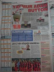 Milliyet Gazetesi,13 Haziran 2011,Kemal Bey'in Kapısını Çalacağım,Menderes'in Rekorunu Kırdı,Umutsuz Olmayın Hedef İktidar,Herkesin Yaşam Tarzı Namusumuz,Samba'yı Fener Yaptı,Fatih Terim,Reyes