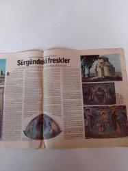 Cumhuriyet Dergi Gazetesi - 25 Haziran 1989 - Sayı 173 -  Afyon'un İkbal Lokantası -- Hülya Koçyiğit - Aliye Rona - Chopin - Mozart - Beethoven - Spencer Tracy-Kendi Gök Kubbesini Arayan Resimler - Anket Defteri Aytaç Arman - Zeynep Arat - Kuzey Kıbrıs Türk Cumhuriyeti - Test Şeytan Tüyü Mü Var Sizde