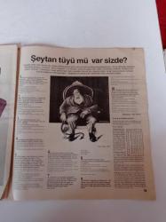 Cumhuriyet Dergi Gazetesi - 25 Haziran 1989 - Sayı 173 -  Afyon'un İkbal Lokantası -- Hülya Koçyiğit - Aliye Rona - Chopin - Mozart - Beethoven - Spencer Tracy-Kendi Gök Kubbesini Arayan Resimler - Anket Defteri Aytaç Arman - Zeynep Arat - Kuzey Kıbrıs Türk Cumhuriyeti - Test Şeytan Tüyü Mü Var Sizde