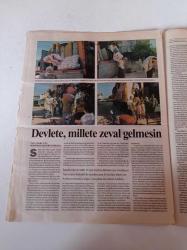 Cumhuriyet Dergi Gazetesi - 6 Ocak 2002 - Sayı 824 -  Faik Öztrak - Mussolini İle Çay - Mustafa Denizli - Esmahan Aykol -Ferhan Şensoy Fotoğrafı-- Tolkien Bizi Beğenir Miydi - Cher'in Son Albümü - Edi Gözetleniyor - Rasim Öztekin - Şahları Da Vururlar- Derya Baykal