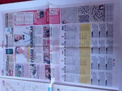 Sözcü Şık Gazetesi - 18 Şubat 2015 - Beşiktaşlı Gökhan Töre Kız Arkadaşıyla Bebekte Görüntülendi - Oyuncu Fadik Sevin Atasoy'un İlk Kitabı Fadik Ve Kırmızı Bavul - Burçin Terzioğlu - Yolanthe Cabau - Ebru Akel - Rio Ateşi - Lady Gaga Evet Dedi