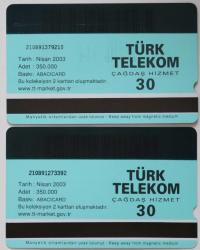 Türk Telekom 8 Yaşında  Türk Telefon Kartları Tam Takım