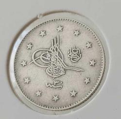 GÜMÜŞ 2 KURUŞ 1293-30 SULTAN II.ABDÜLHAMİT DÖNEMİ ORİJİNAL ÇOK ÇOK TEMİZ 4V2ÜÜ NADİRDİR