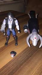 Dc Multiverse Lobo baf ile Spacehog Custom Aksiyon Figürü