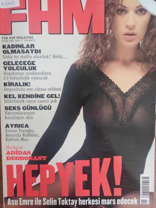 FHM Dergisi Kasım 1998 Erman Toroğlu Amanda Robbins Seks  