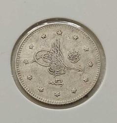 GÜMÜŞ 2 KURUŞ 1293-31 SULTAN II.ABDÜLHAMİT DÖNEMİ ORİJİNAL ÇİLALTI 2GG1TT NADİRDİR