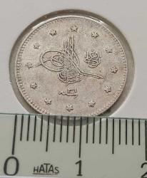 GÜMÜŞ 2 KURUŞ 1293-31 SULTAN II.ABDÜLHAMİT DÖNEMİ ORİJİNAL ÇİLALTI 2GG1TT NADİRDİR