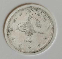 1327-2 GÜMÜŞ 2 KURUŞ SULTAN MEHMET REŞAT DÖNEMİ ORİJİNAL ÇOK ÇOK TEMİZ 3İİİ2Ç NADİRDİR