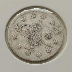 GÜMÜŞ 2 KURUŞ 1293-17 SULTAN II.ABDÜLHAMİT DÖNEMİ ORİJİNAL ÇOK ÇOK TEMİZ 3PPP2N NADİRDİR