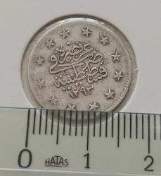 GÜMÜŞ 2 KURUŞ 1293-17 SULTAN II.ABDÜLHAMİT DÖNEMİ ORİJİNAL ÇOK ÇOK TEMİZ 3PPP2N NADİRDİR