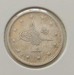 1327-2 GÜMÜŞ 2 KURUŞ SULTAN MEHMET REŞAT DÖNEMİ ORİJİNAL ÇİL-ÇİLALTI 4SSS1R NADİRDİR