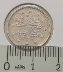 1327-2 GÜMÜŞ 2 KURUŞ SULTAN MEHMET REŞAT DÖNEMİ ORİJİNAL ÇİL-ÇİLALTI 4SSS1R NADİRDİR