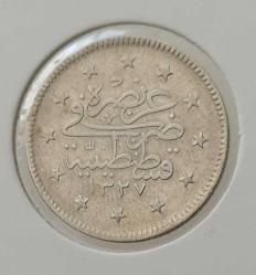 1327-2 GÜMÜŞ 2 KURUŞ SULTAN MEHMET REŞAT DÖNEMİ ORİJİNAL ÇİL-ÇİLALTI 4SSS1R NADİRDİR