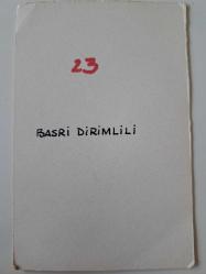 Gazete kupürü sporcu kartı - 1953 - Türk Milli futbolcu - teknik direktör tarihi - Eskişehir Demirspor - Fenerbahçe - Karşıyaka'lı 