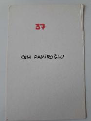 Gazete kupürü sporcu kartı - 1977 - Türk Milli futbolcu - teknik direktör tarihi - Fenerbahçe - Sarıyerspor'lu Cem Pamiroğlu fotoğrafı