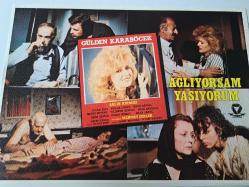 Ağlıyorsam Yaşıyorum Filmi Lobi kartı - No: 7  - Lobby Cards - Gülden Karaböcek - Salih Kırmızı - Suzan Avcı - Hakkı Kıvanç - Baki Tamer - Kenan Kurt - Atilla Ergun - Yıldırım Gencer - Pınar Özekit - İhsan Baysal - Sami Hazinses - Diler Saraç - Mehmet Dinler - Kamil Başaran - A.Fuat Kalkan