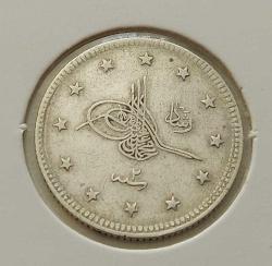 1327-2 GÜMÜŞ 2 KURUŞ SULTAN MEHMET REŞAT DÖNEMİ ORİJİNAL ÇİLALTI 4CCC2D NADİRDİR