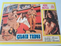 Çılgın Yenge Filmi Lobi kartı - No: 7 - Lobby Cards - Sadri Alışık -Mine Mutlu - Manasi Filmeridis - Suna Pekuysal -Saadettin Erbil - Ayla Aslancalı - Sırrı Gültekin