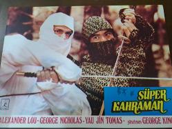 Süper Kahraman Filmi - Lobi kartı - No: 1 - Lobby Cards - Alexander Lou - George Nıcholas - Yau Jin Tomas - George King