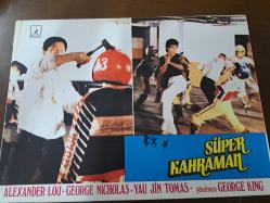 Süper Kahraman Filmi - Lobi kartı - No: 3 - Lobby Cards - Alexander Lou - George Nıcholas - Yau Jin Tomas - George King