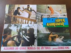 Süper Kahraman Filmi - Lobi kartı - No: 4 - Lobby Cards - Alexander Lou - George Nıcholas - Yau Jin Tomas - George King