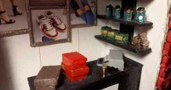 MİNYATÜR AYAKKABI DÜKKANI KESİTİ