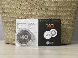 2022 - İstanbul Ticaret Odası (İTO) 140. Yıl Gümüş Hatıra Parası - Darphane sertifikalı