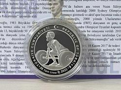 2022 - Naim Süleymanoğlu Gümüş Hatıra Parası - Darphane sertifikalı