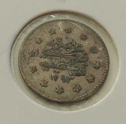 1293-19 GÜMÜŞ 1 KURUŞ SULTAN II.ABDÜLHAMİT DÖNEMİ ORİJİNAL ÇİLALTI ppp2y1 NADİRDİR